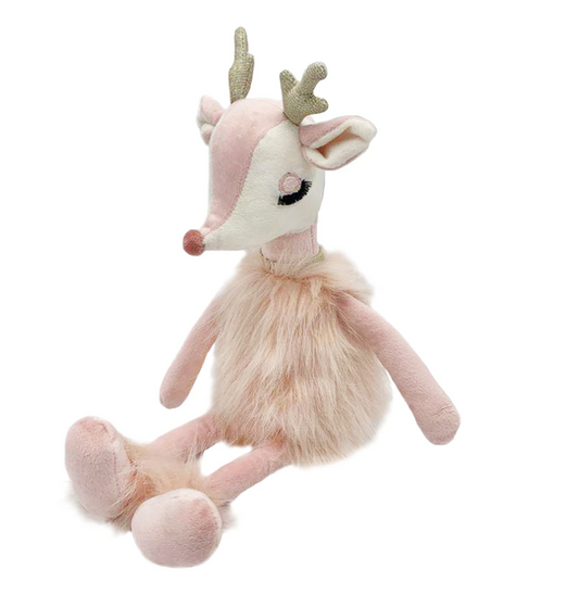 Freija the Pink Reindeer Doll
