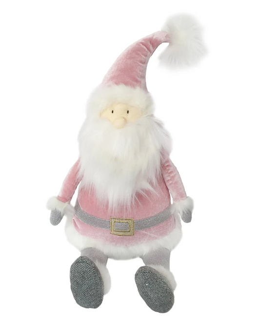 Pink Santa Shelf Sitter