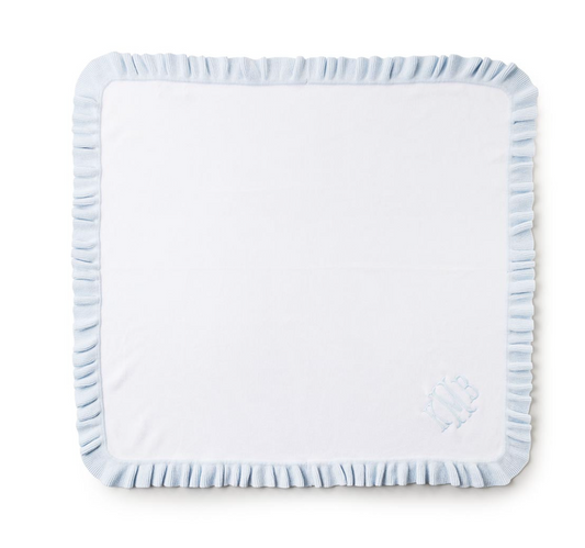Blanket with Ruffle Edge