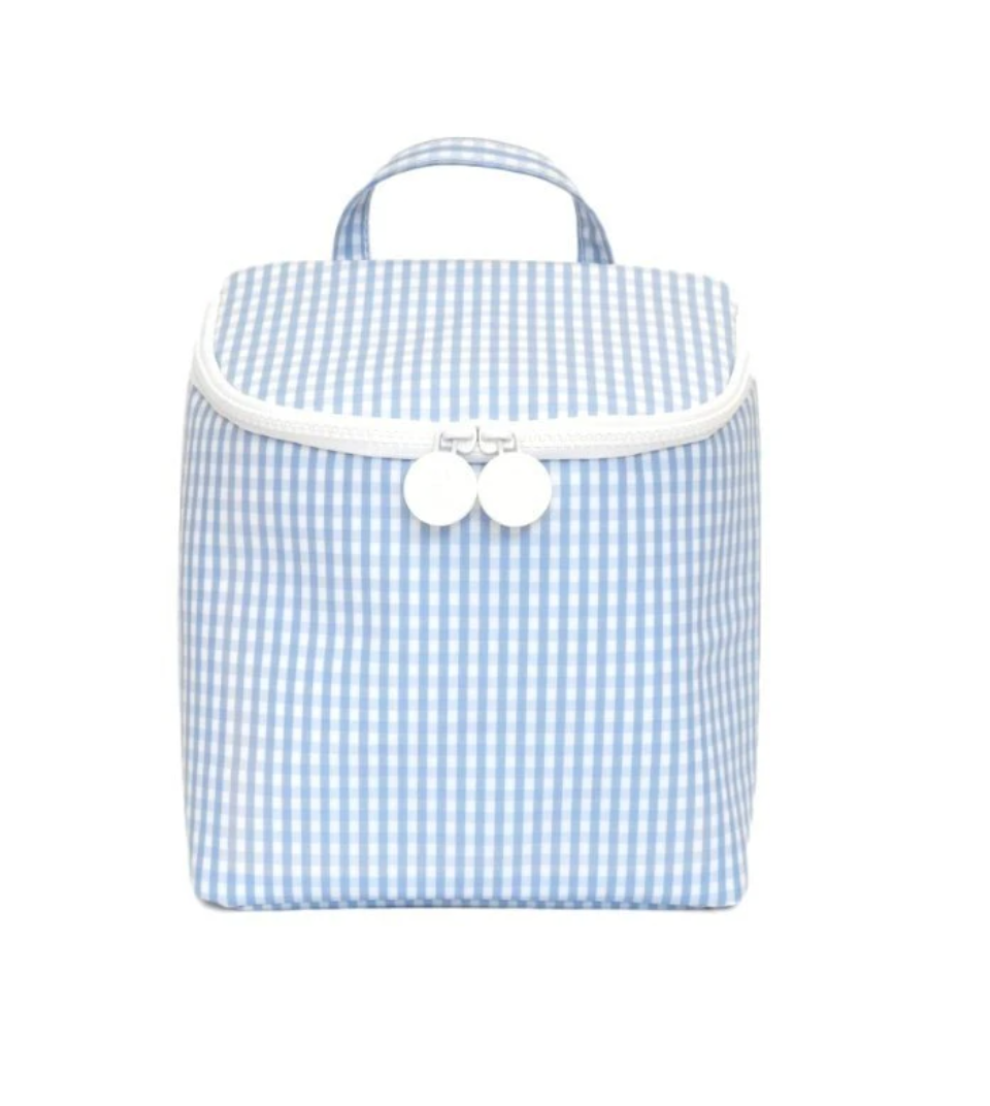 Take Away Insulated Bag, Gingham Mist