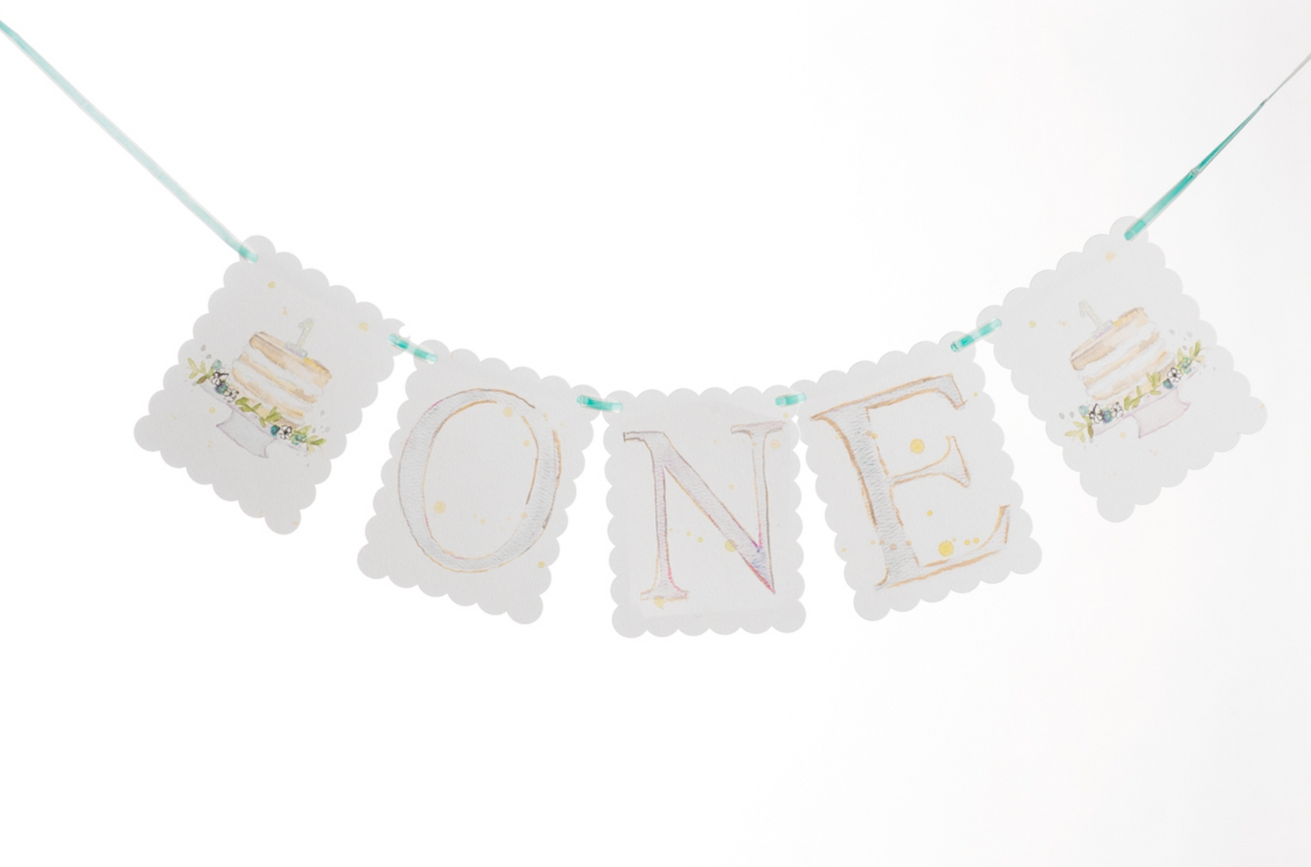 "One" Highchair Banner