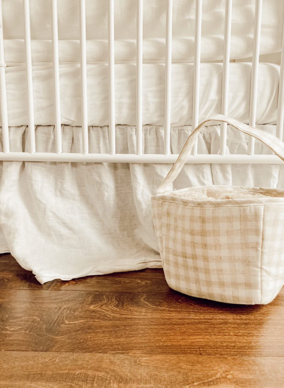 Tan Fabric Basket