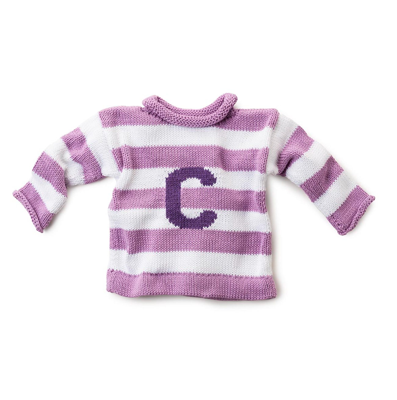 Stripe Letter Sweater (online only)