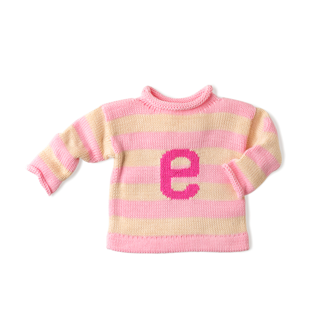 Stripe Letter Sweater (online only)