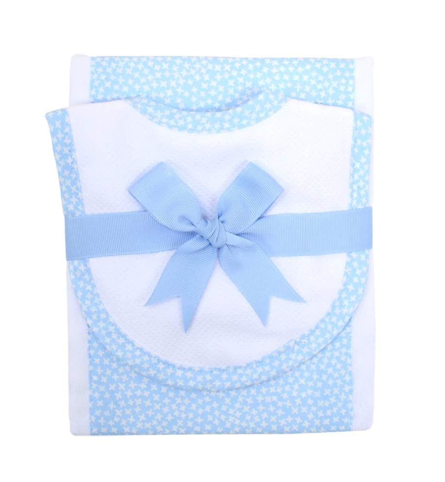 Bib & Burp Set, Stars