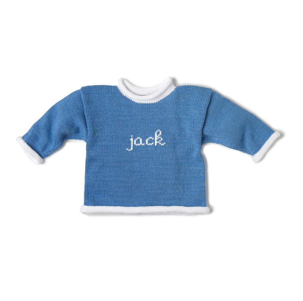 Scribble Script Name Sweater (online only)
