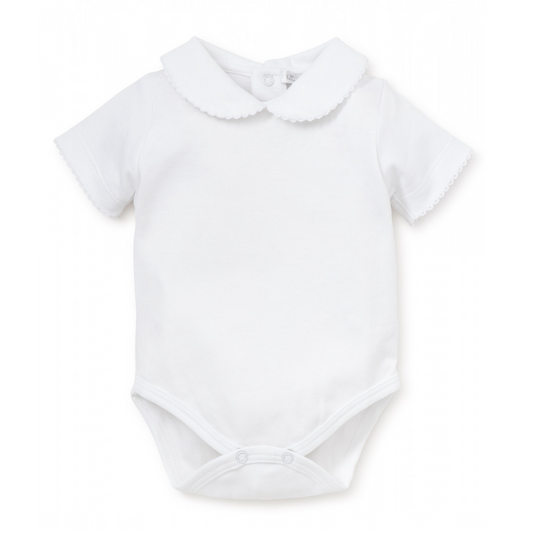 Short Sleeve Onesie, Round Collar