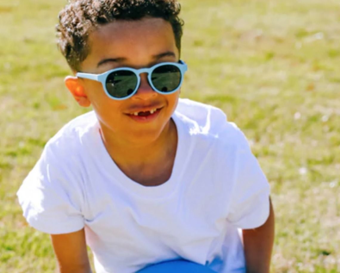 Bermuda Blue Keyhole Kids Sunglasses