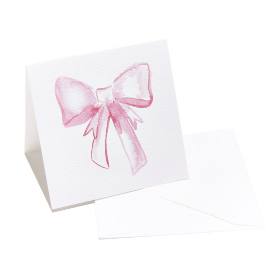 Enclosure Card, Pink Bow