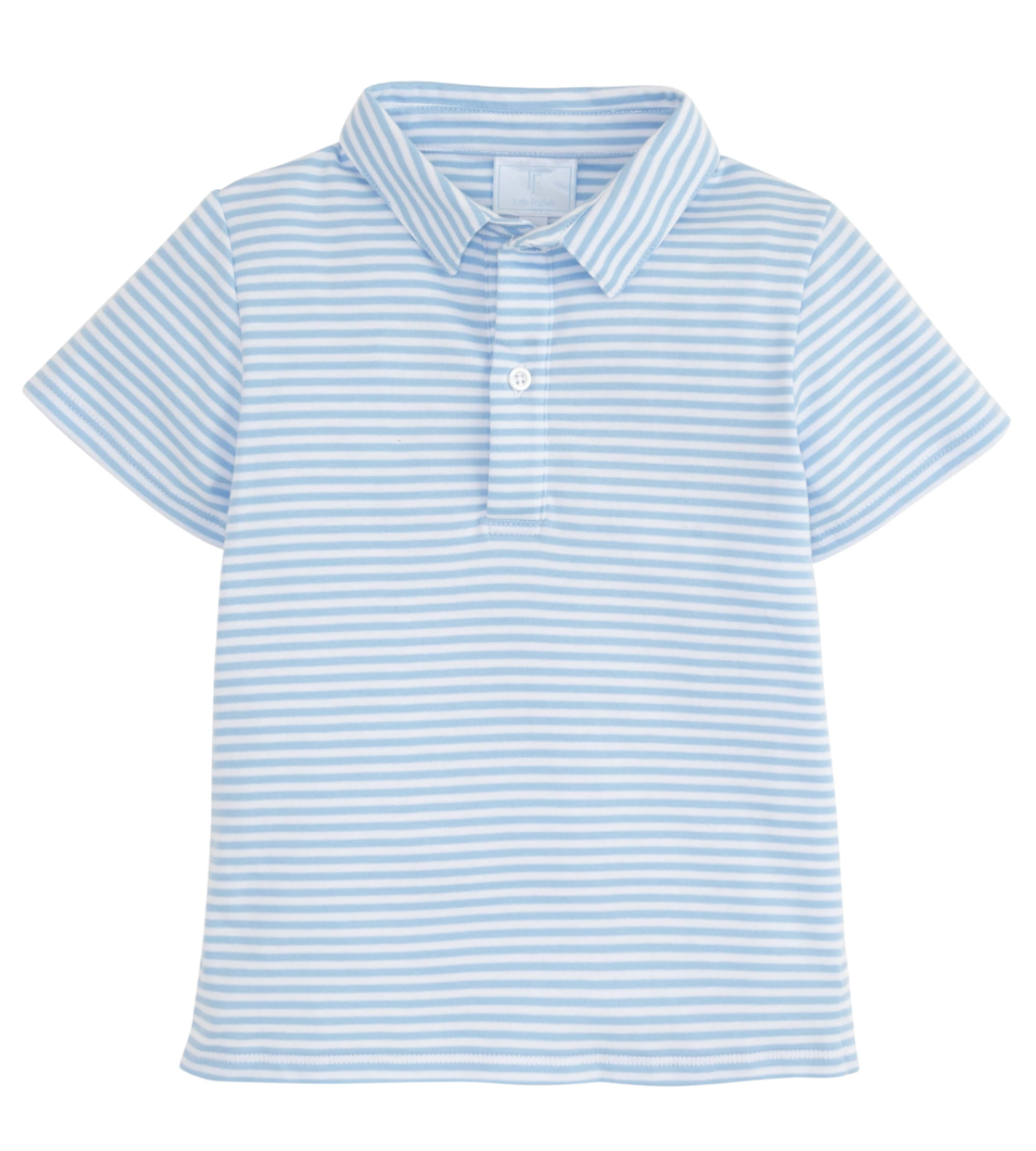 Short Sleeve Striped Polo Shirt