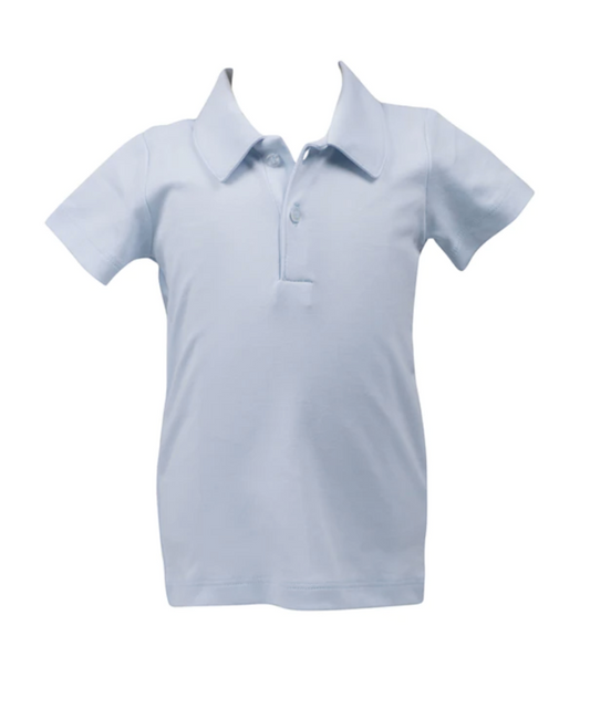 Light Blue Short Sleeve Polo Shirt