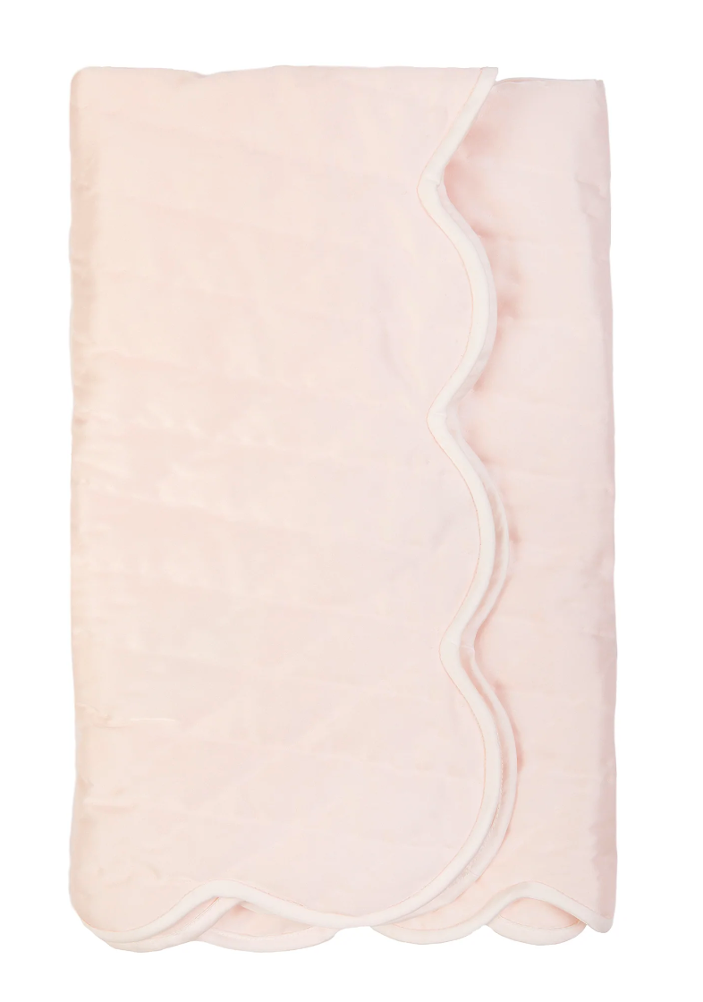 Quilted Satin Baby Blanket