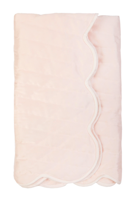 Quilted Satin Baby Blanket