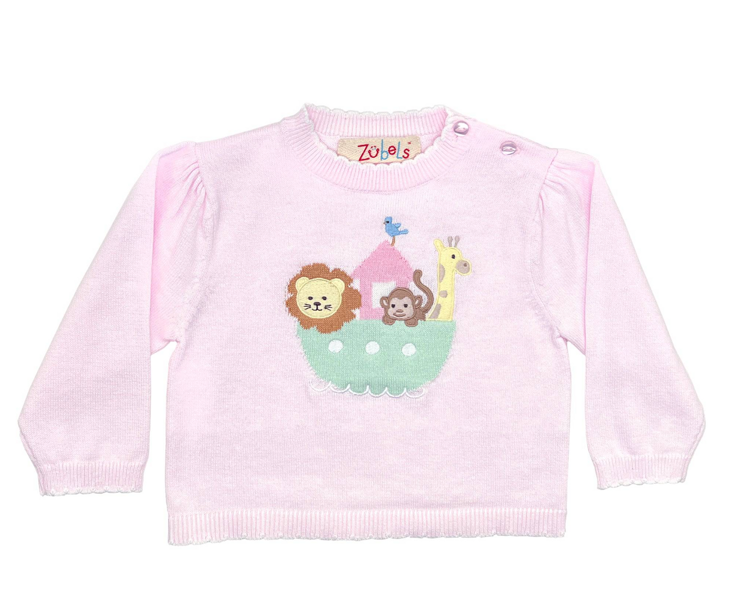 Girl's Noah's Ark Sweater