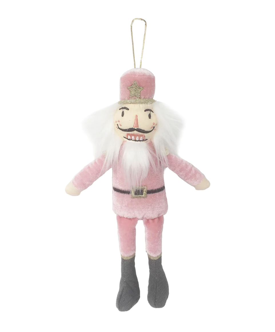Ornament, Pink Nutcracker