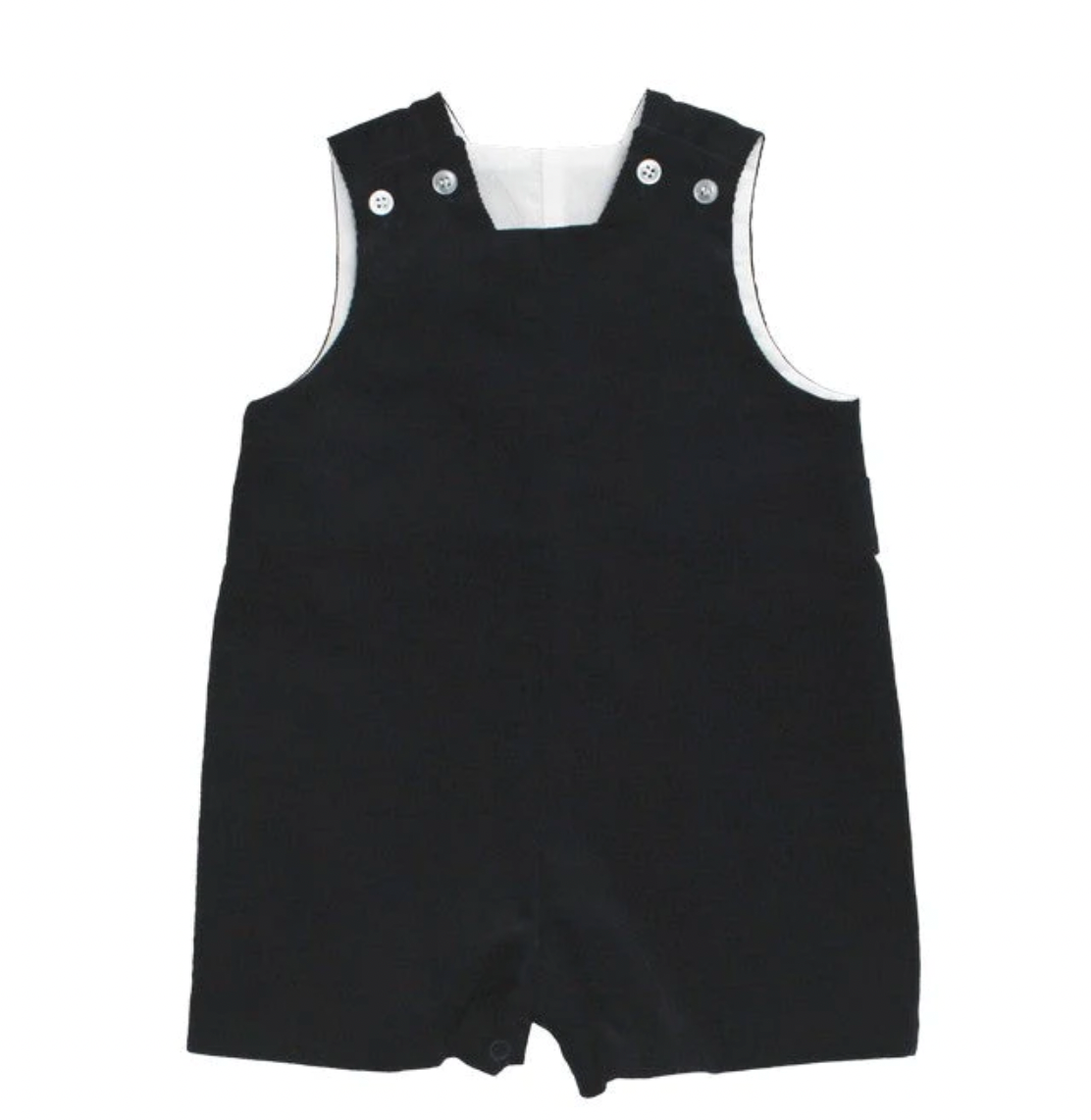 Corduroy Short John John with Tabs