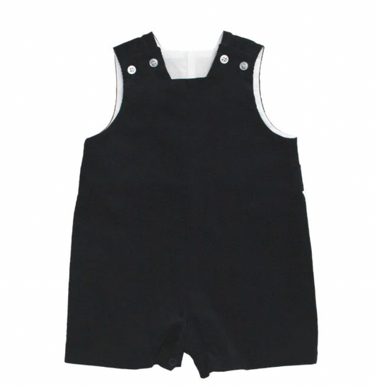 Corduroy Short John John with Tabs