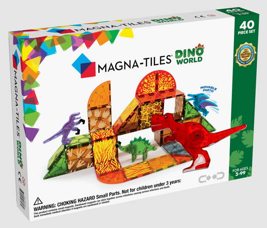Magna-Tiles Dino World 40 Piece Set