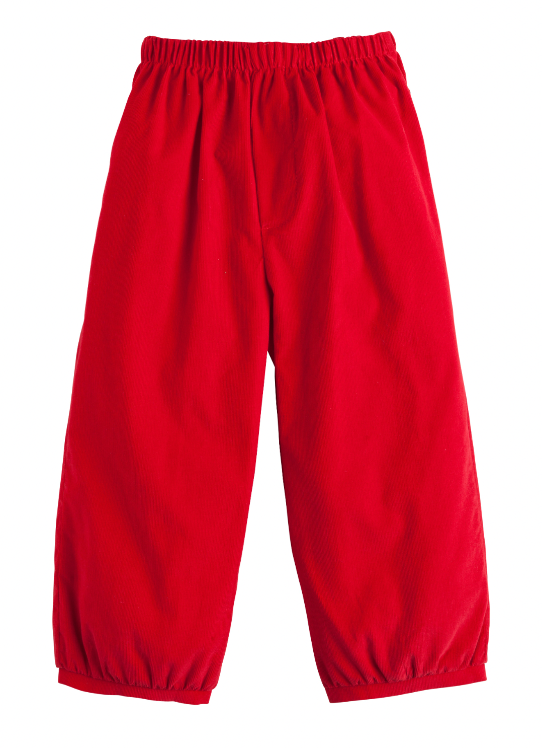 Boy's Banded Pants, Red Corduroy