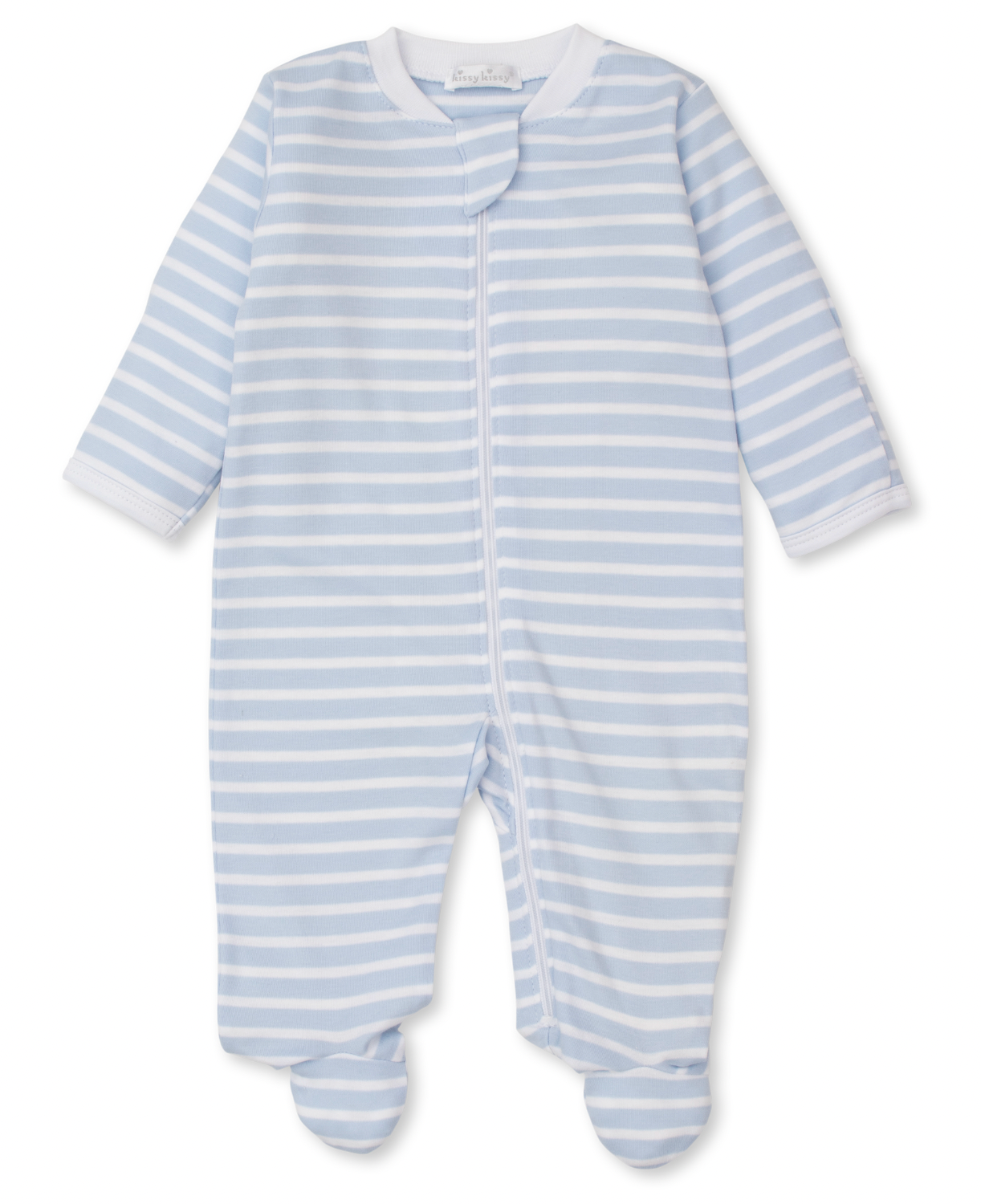 Kissy kissy zipper online onesie