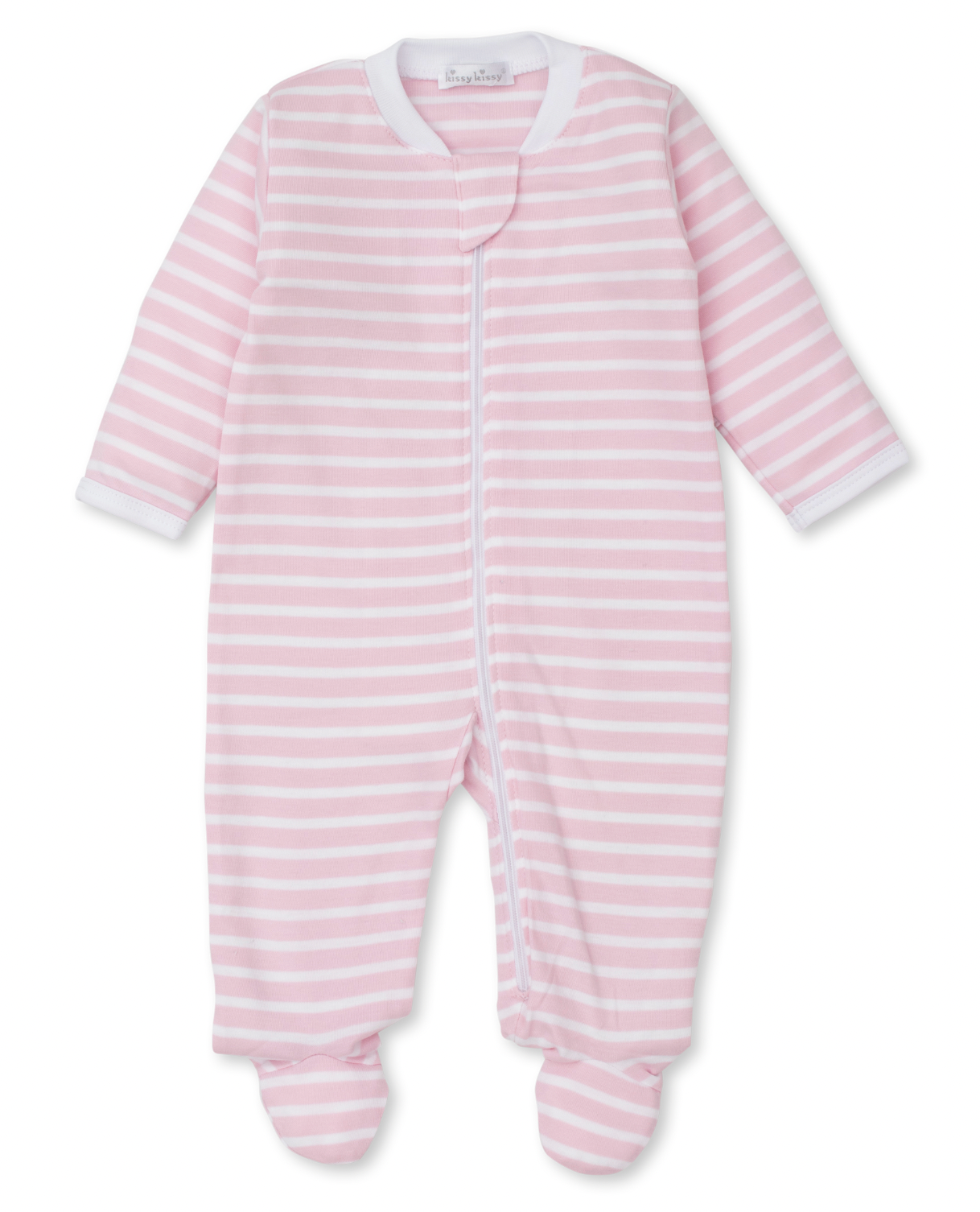 Team Stripes Zippered Footie