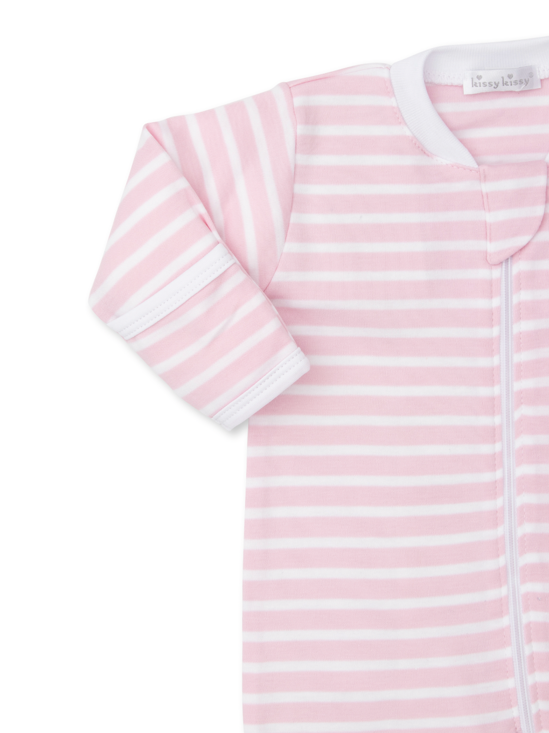 Team Stripes Zippered Footie