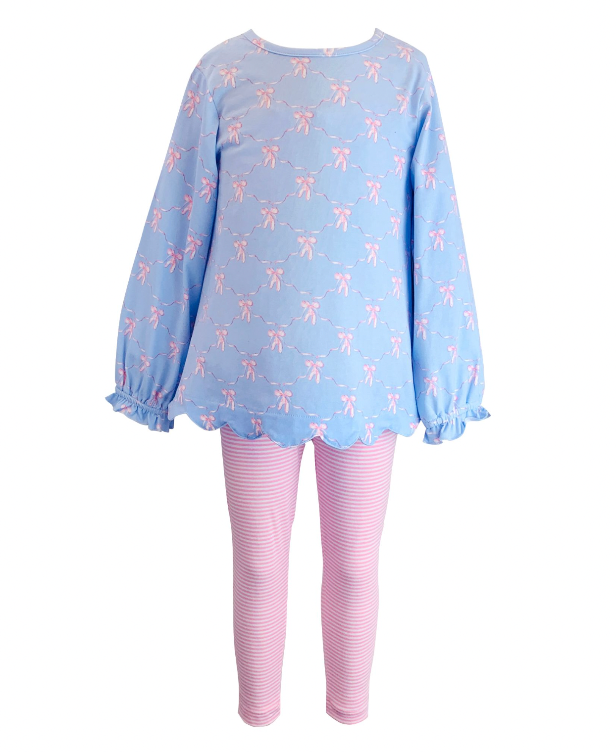 Pointe Shoes Long Sleeve Legging Set