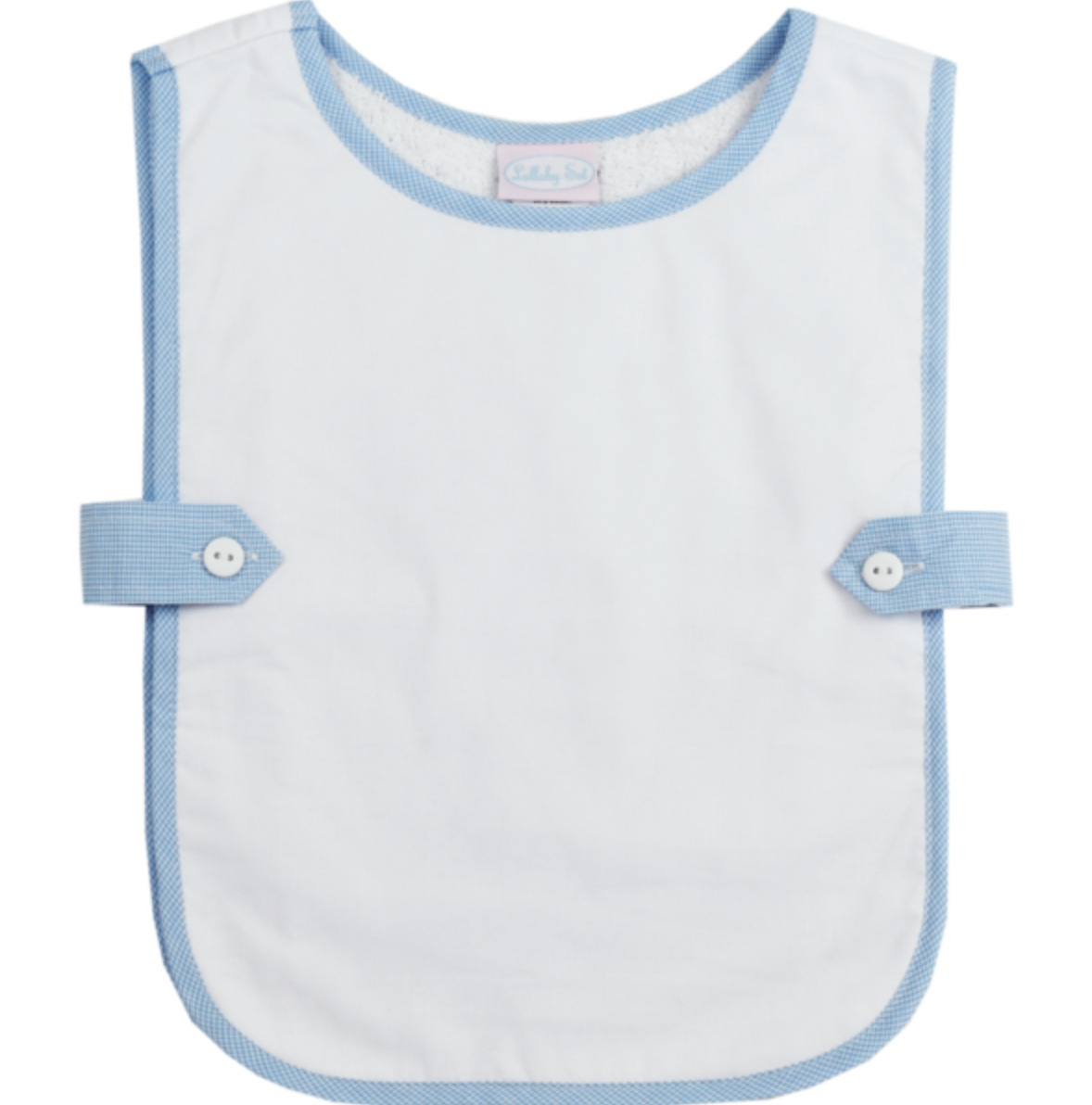 Celebration Birthday Bib, Blue Gingham