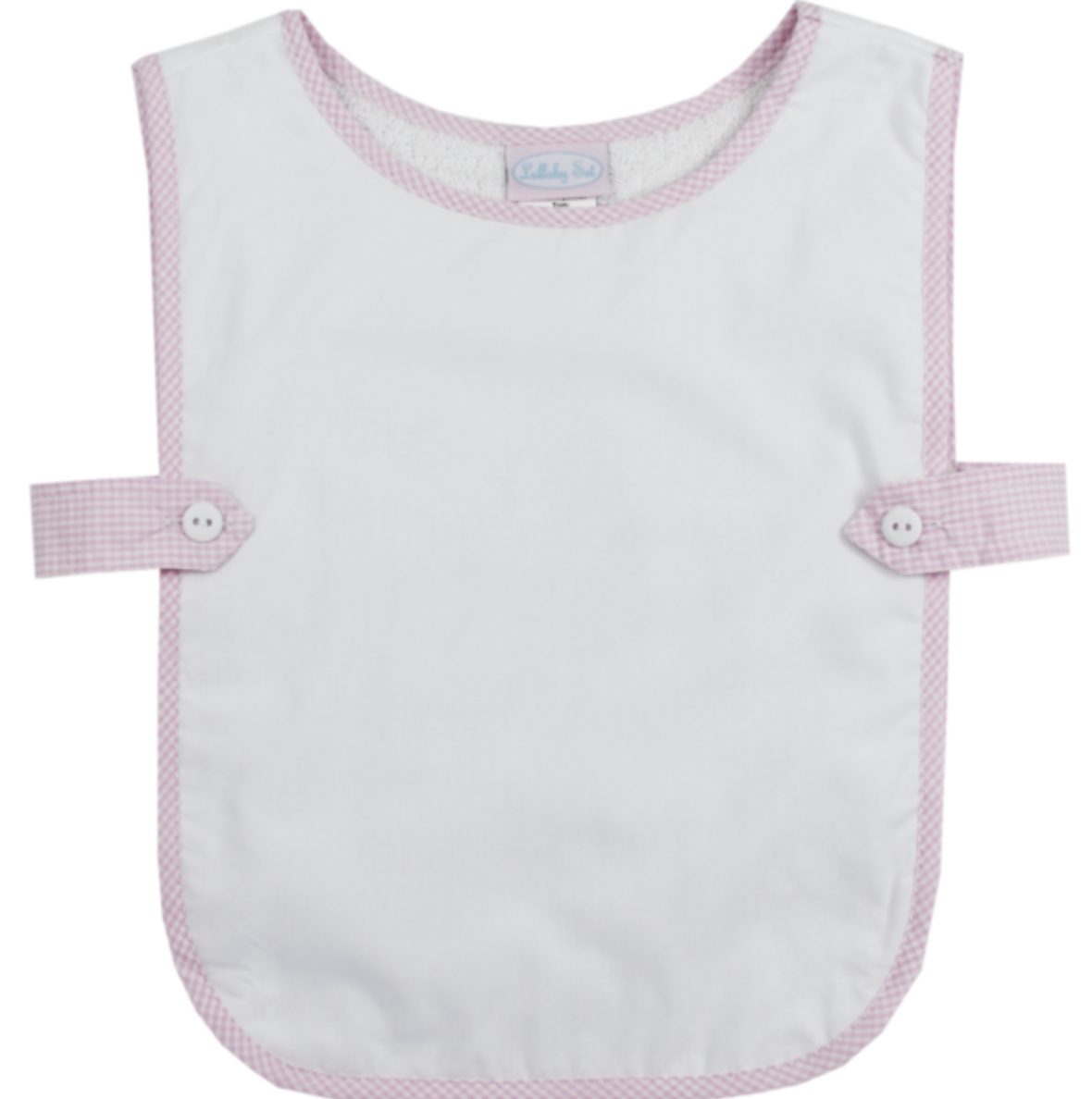 Celebration Birthday Bib, Pink Gingham