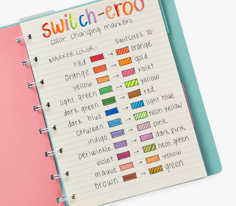 Switch-eroo! Color Changing Markers, Set of 12