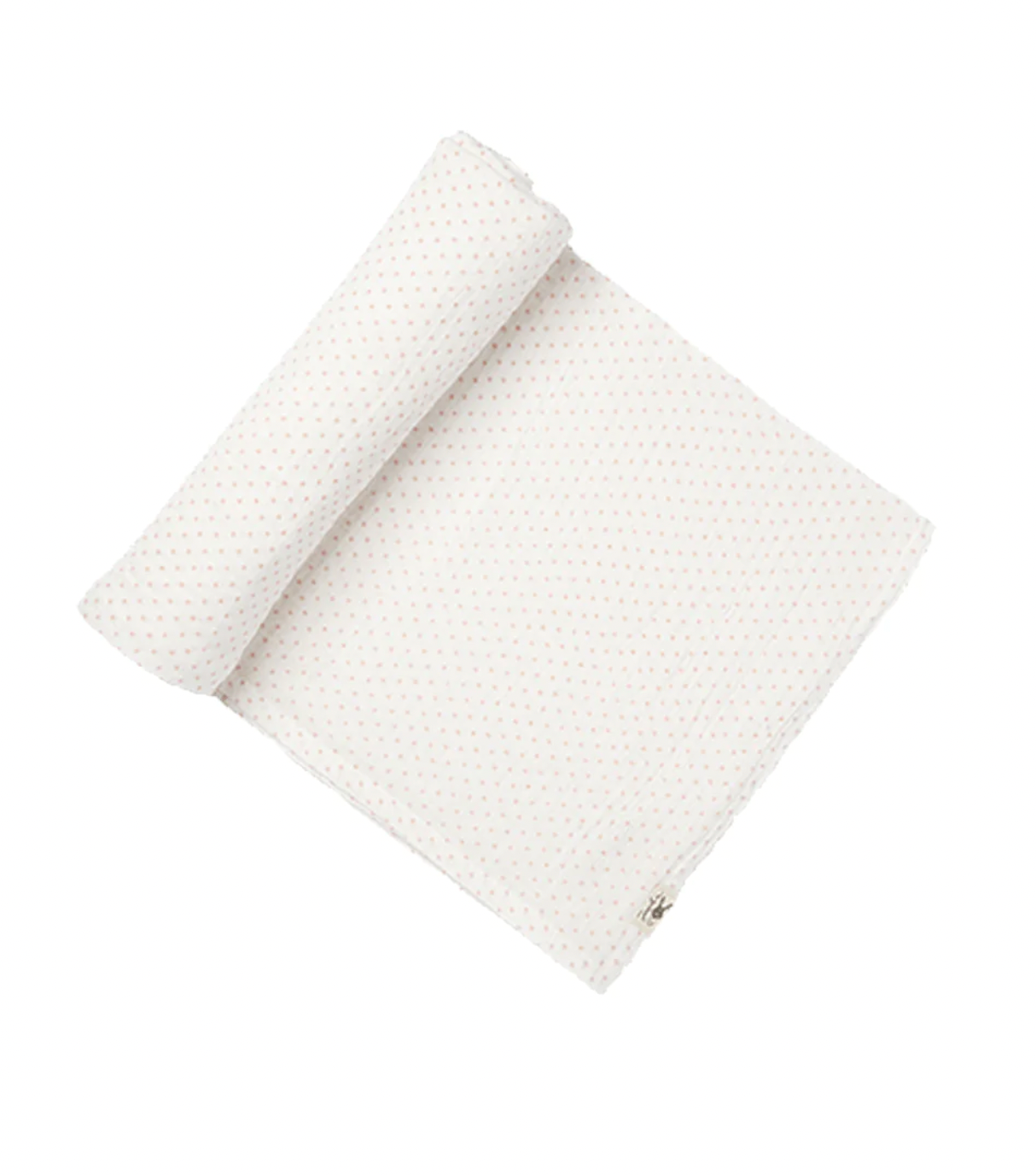 Muslin Swaddle, Pink Pin Dot