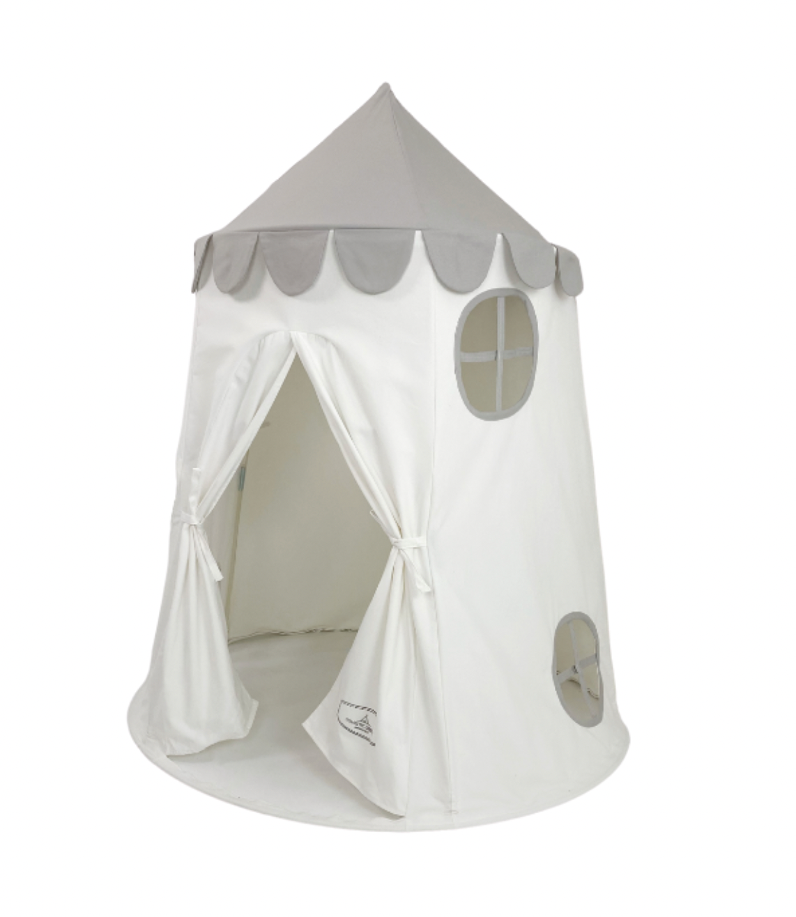 White and grey outlet teepee