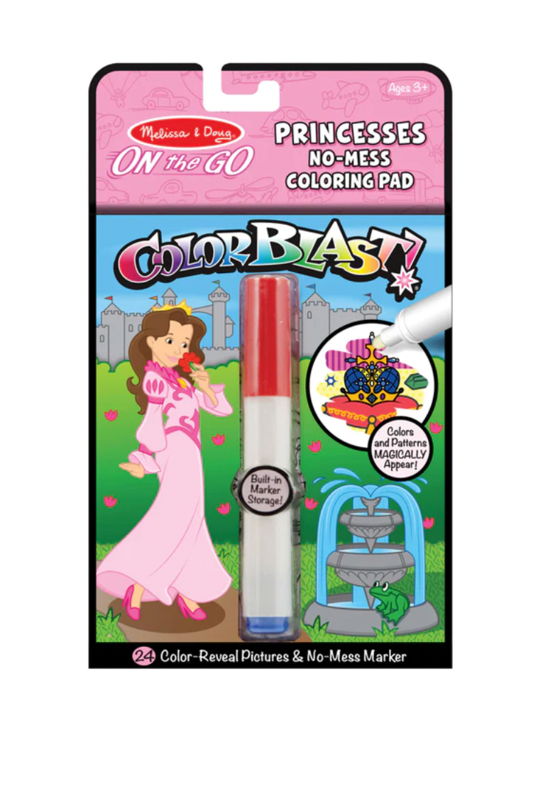 ColorBlast No Mess Coloring Pad, Princess