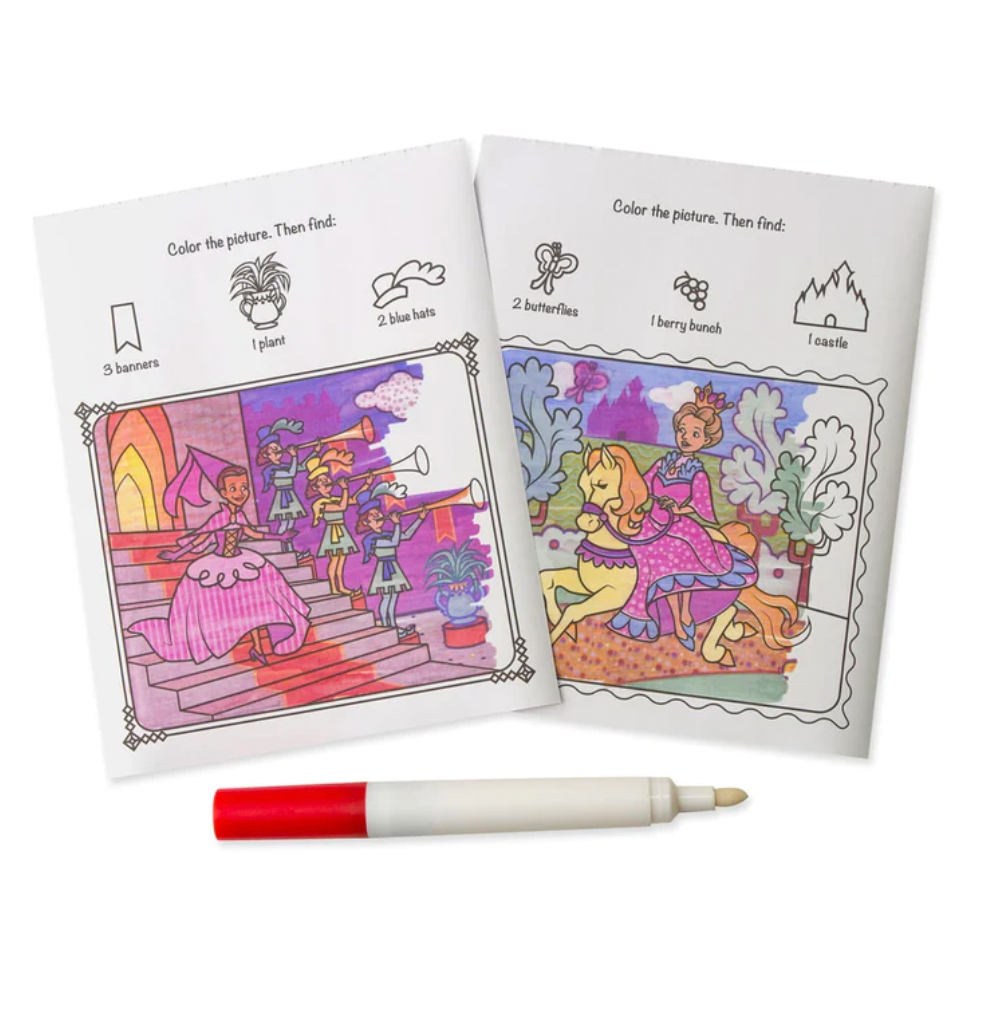 ColorBlast No Mess Coloring Pad, Princess