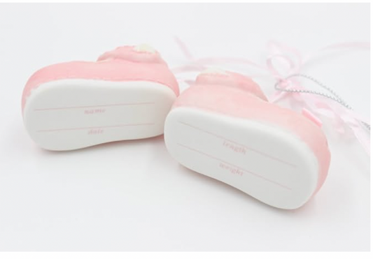 Ornament, Pink Baby Booties