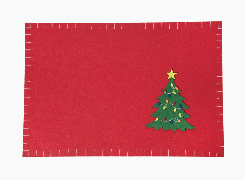 Felt Christmas Tree Placemat