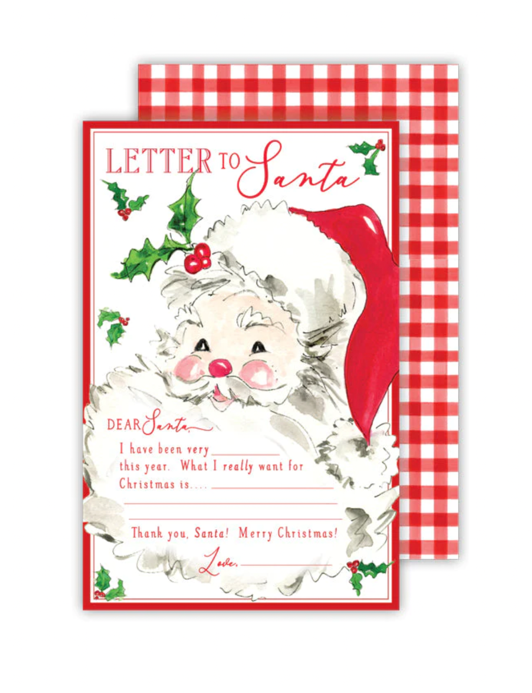 Letter To Santa, Holiday Santa
