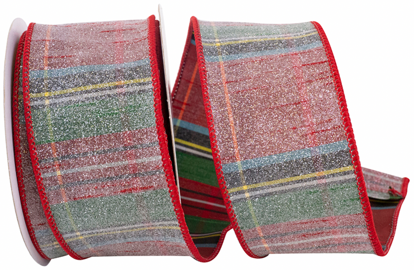 Frosted Alford Plaid Wired- 2.5 inches