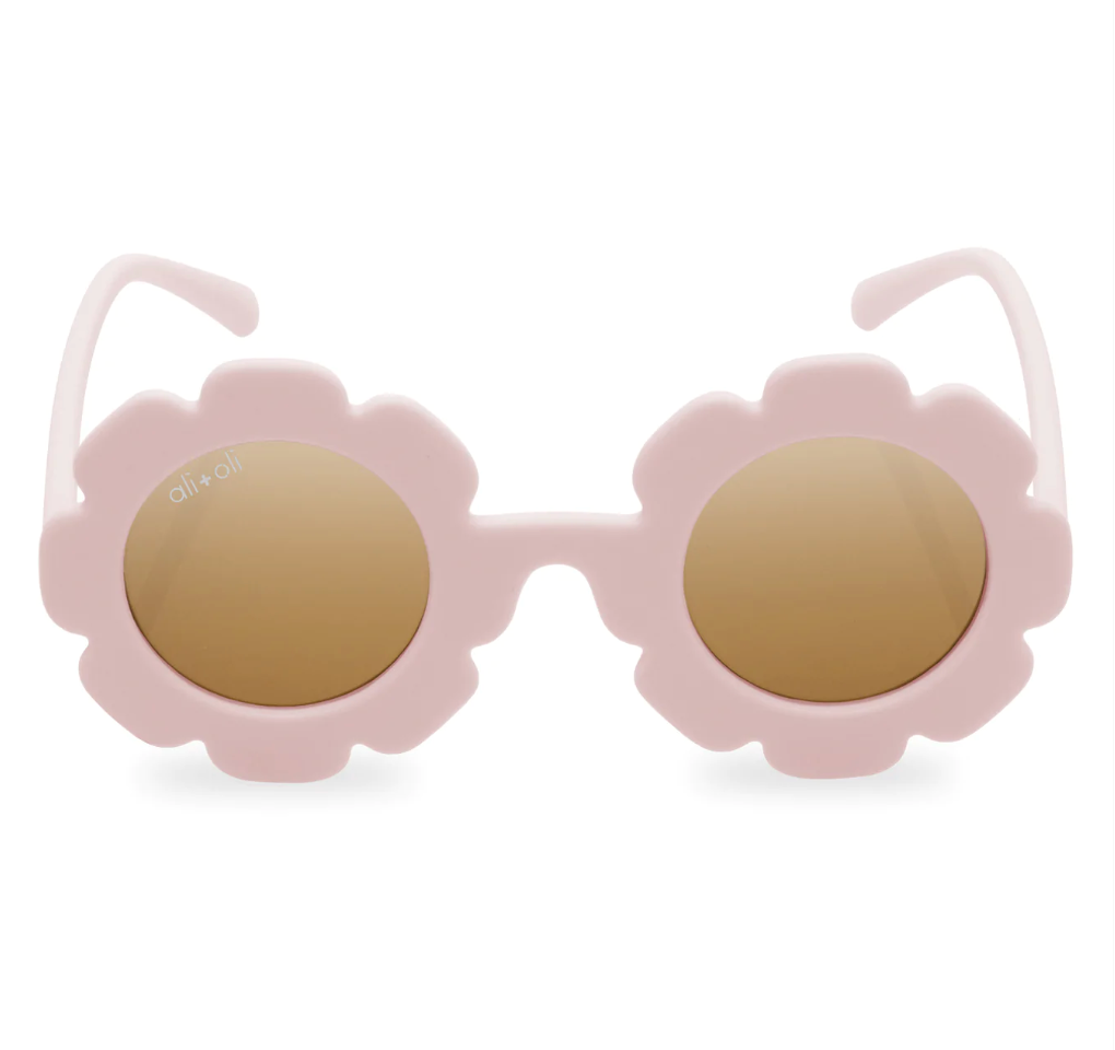 Pink Flower Sunglasses