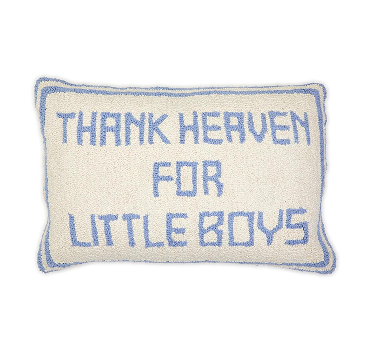 Thank Heaven for Little Boys Pillow – Baby Braithwaite