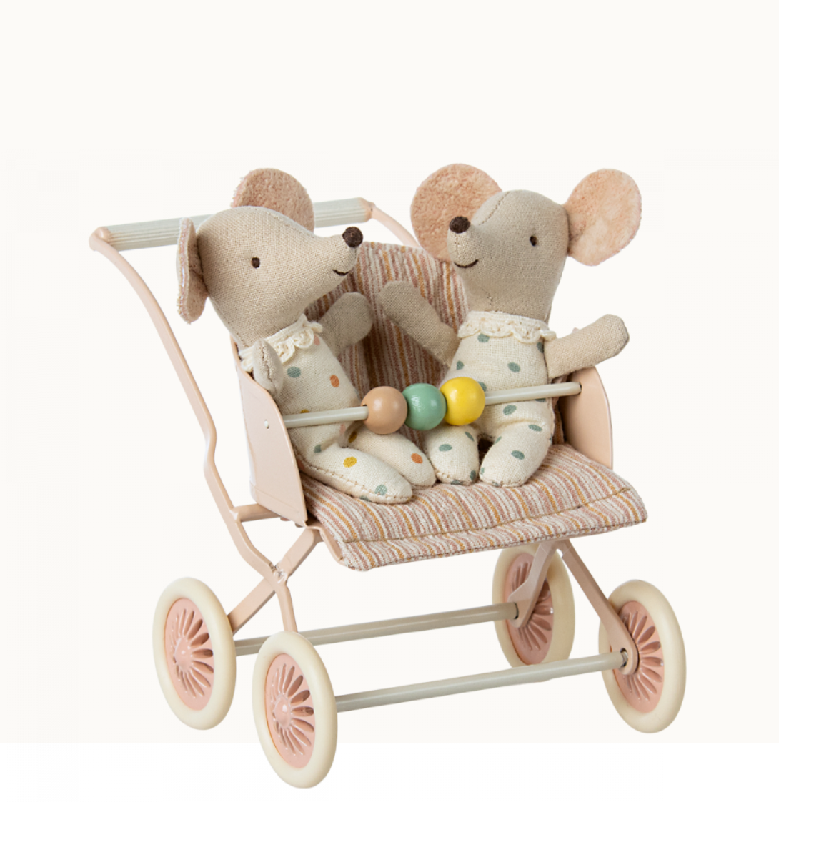 Baby Mice Stroller, Rose (mice sold separately)