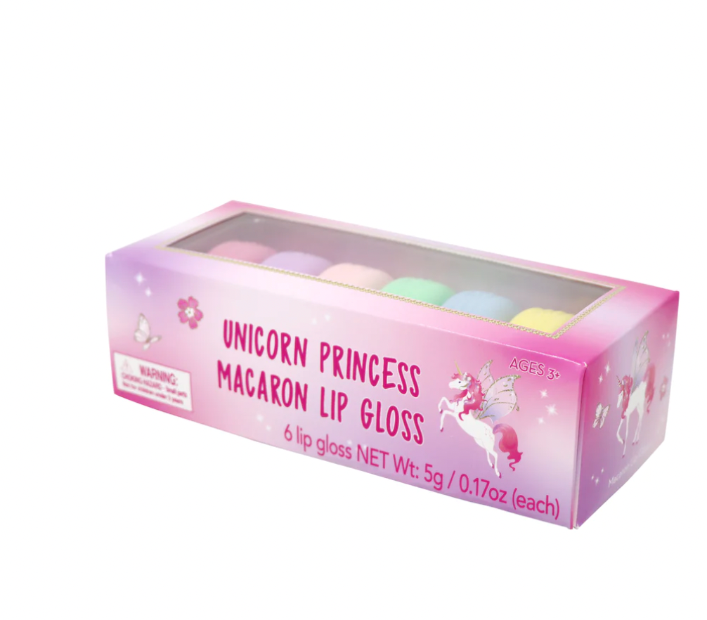 Macaron Lip Gloss Set 6 Piece Assortment