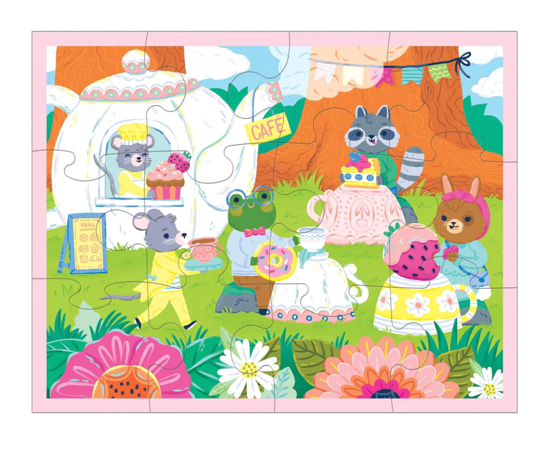 Pouch Puzzle, Tea Party