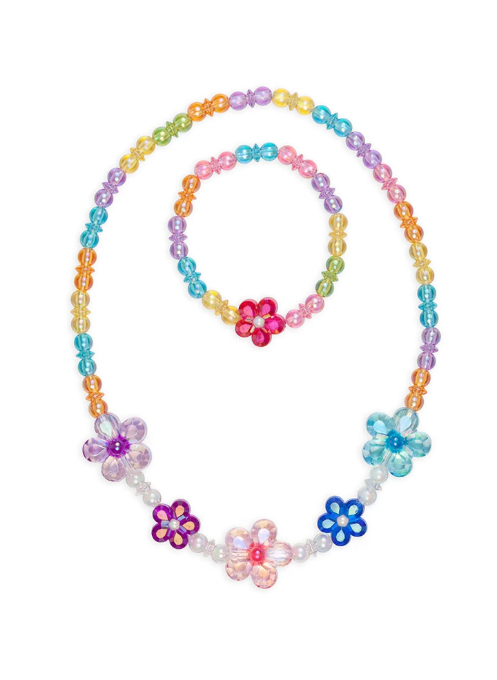 Blooming Beads Necklace & Bracelet Set