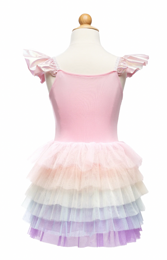 Rainbow Ruffle Tutu Dress