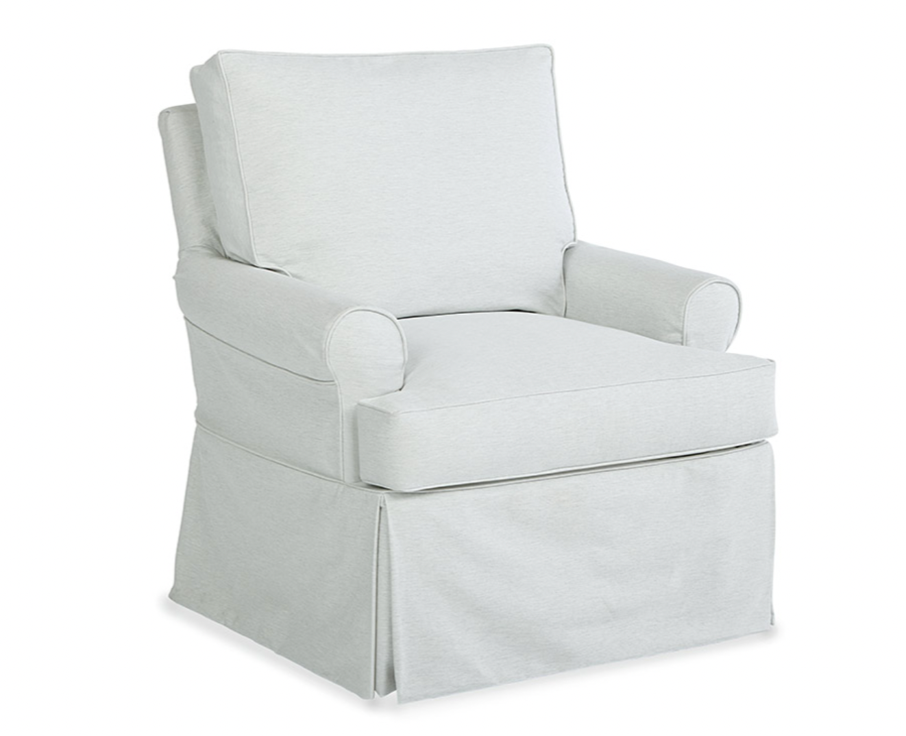 White sales swivel glider