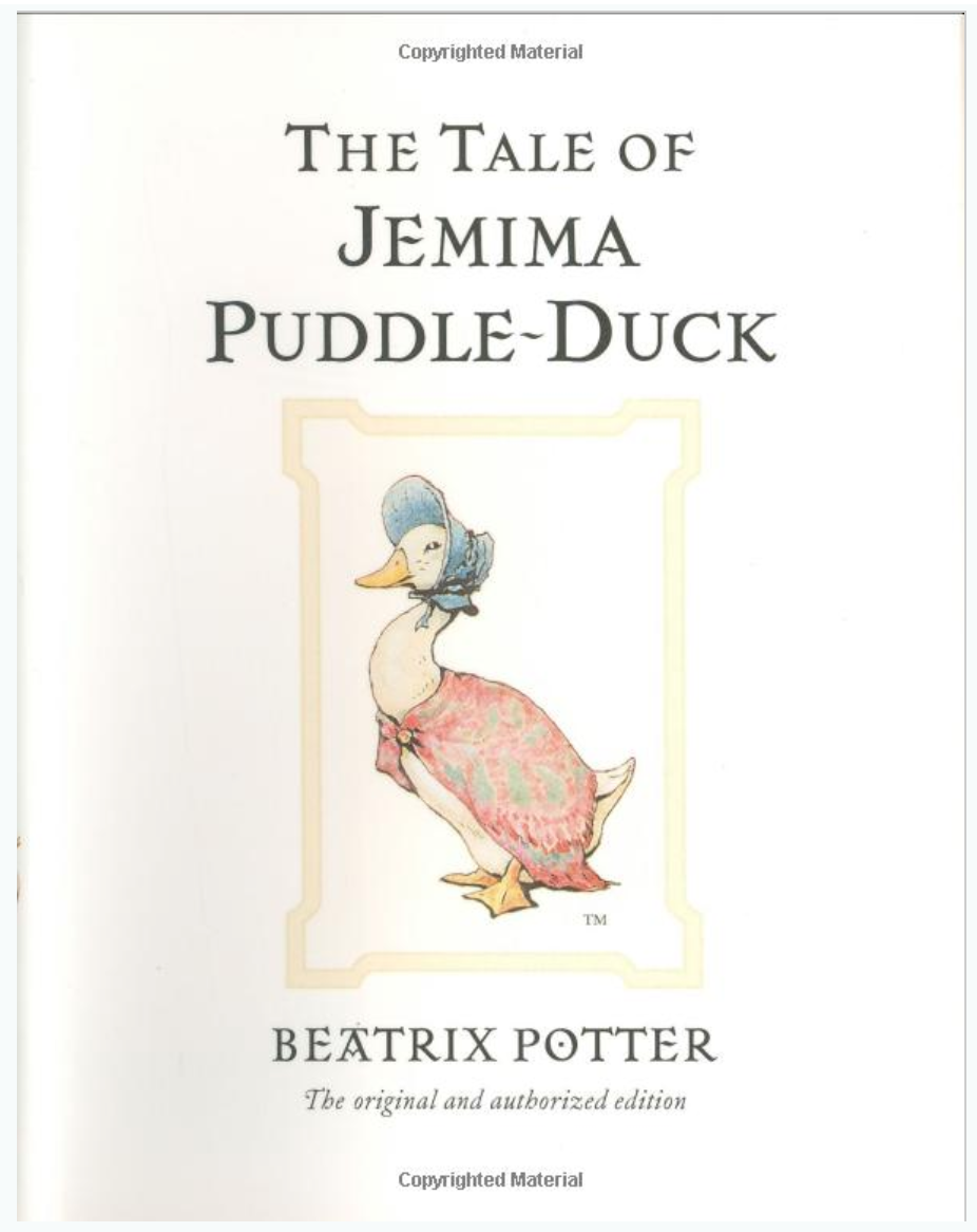 The Tale of Jemima Puddle-Duck