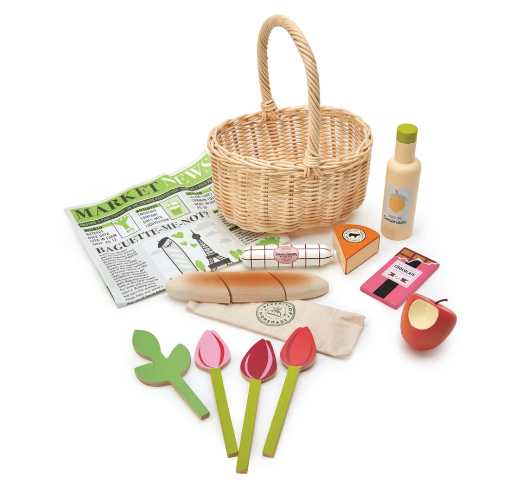 Wicker Shopping Basket