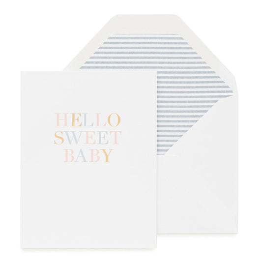 Card, Hello Sweet Baby