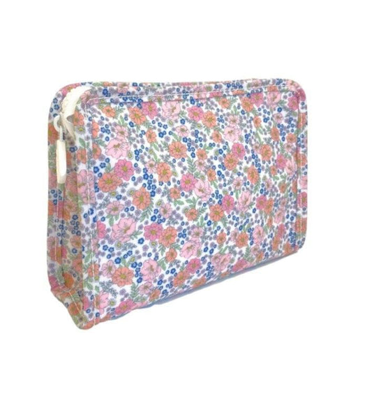 Small Roadie Zip Pouch, Garden Floral